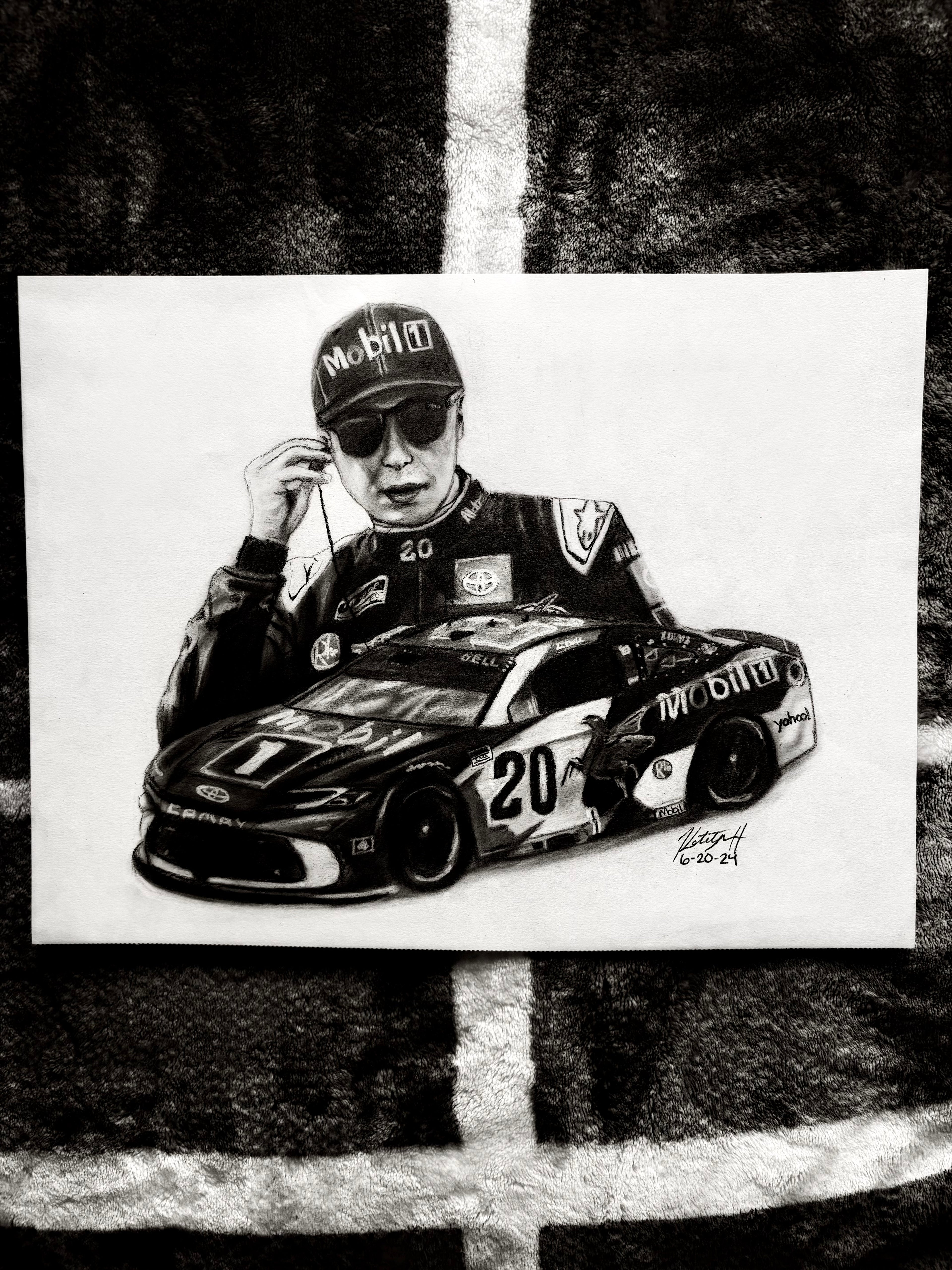Christopher Bell – Original 9 x 12 Graphite Pencil Drawing