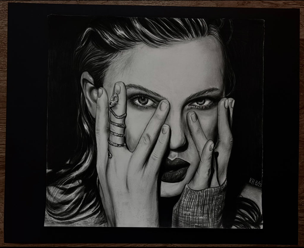 Taylor Swift Reputation Era – Original Graphite Pencil Drawing