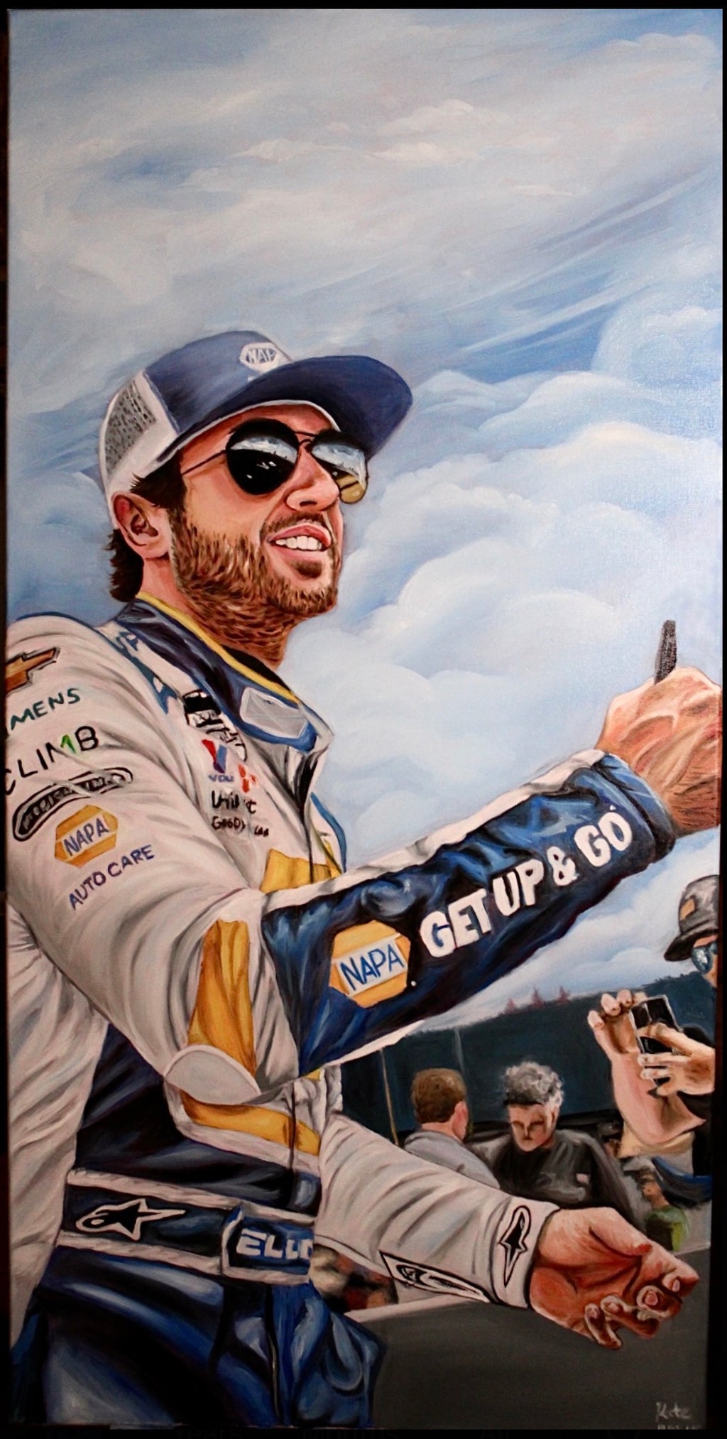 Chase Elliott — Original Oil Painting on Canvas