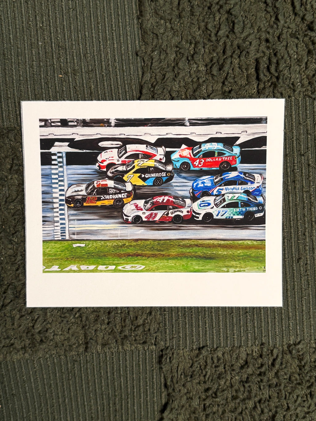 Daytona Nights – Ryan Blaney Victory Mini Print