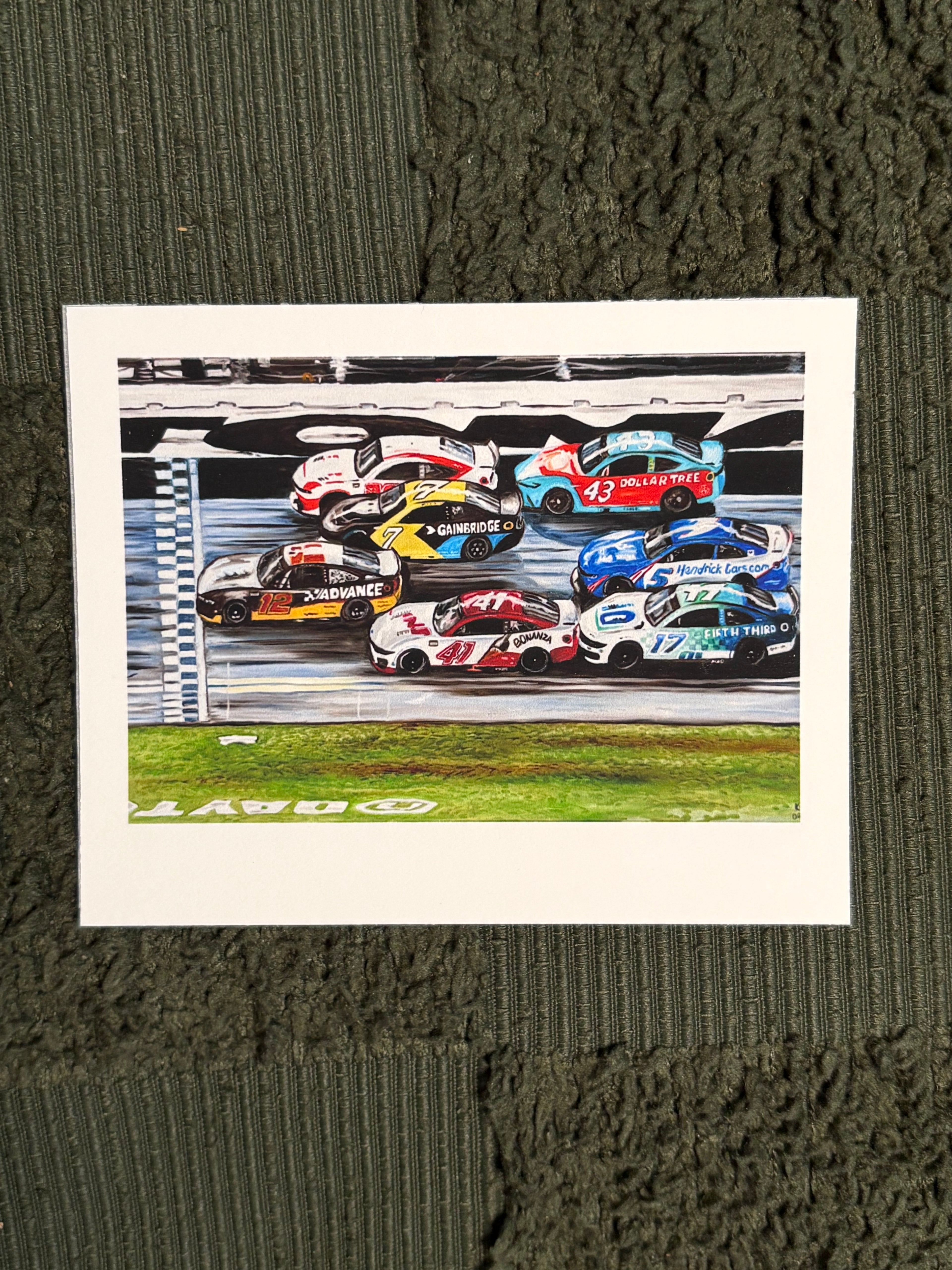 Daytona Nights – Ryan Blaney Victory Mini Print
