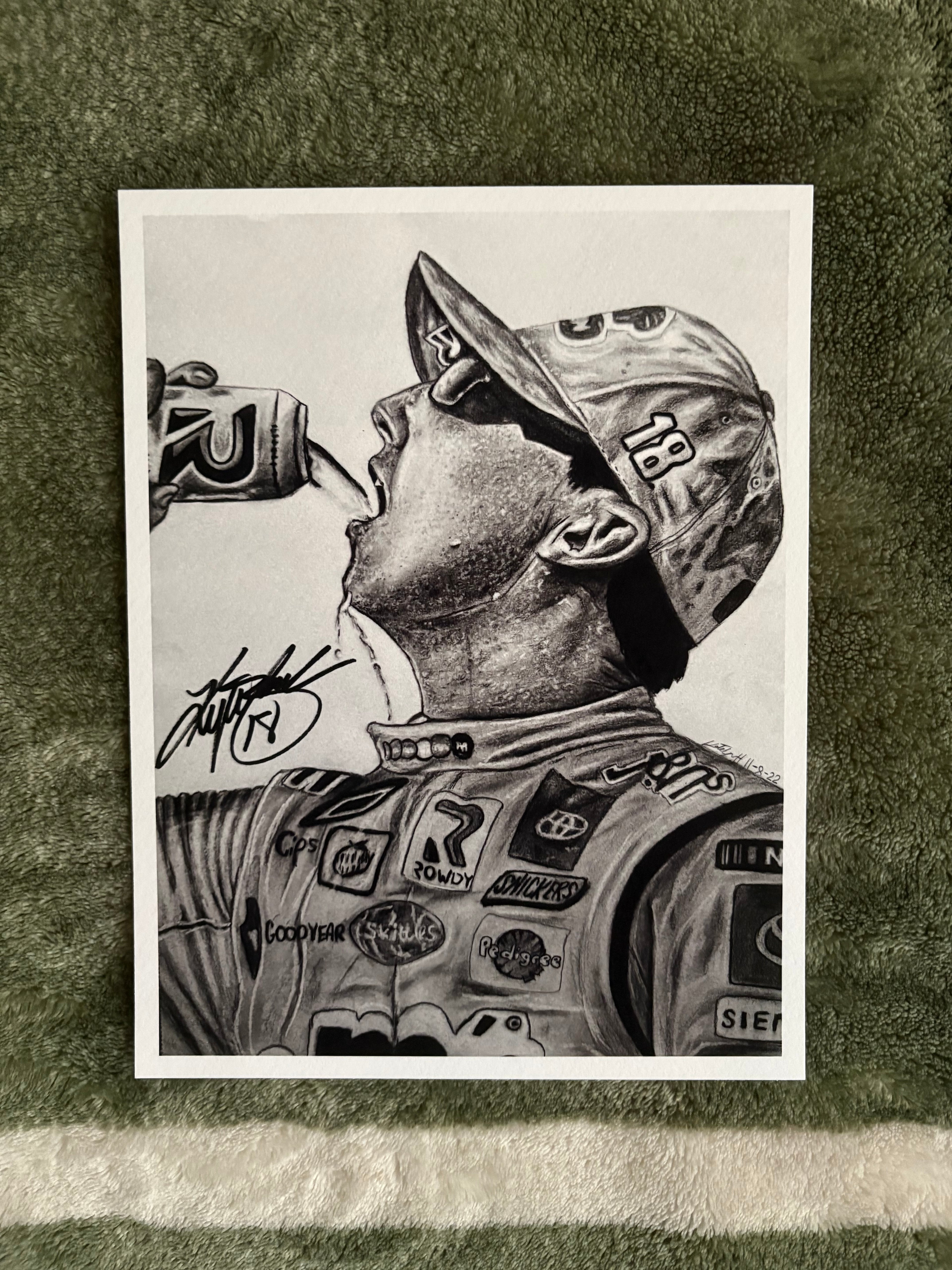 Kyle Busch | Original Drawing Print