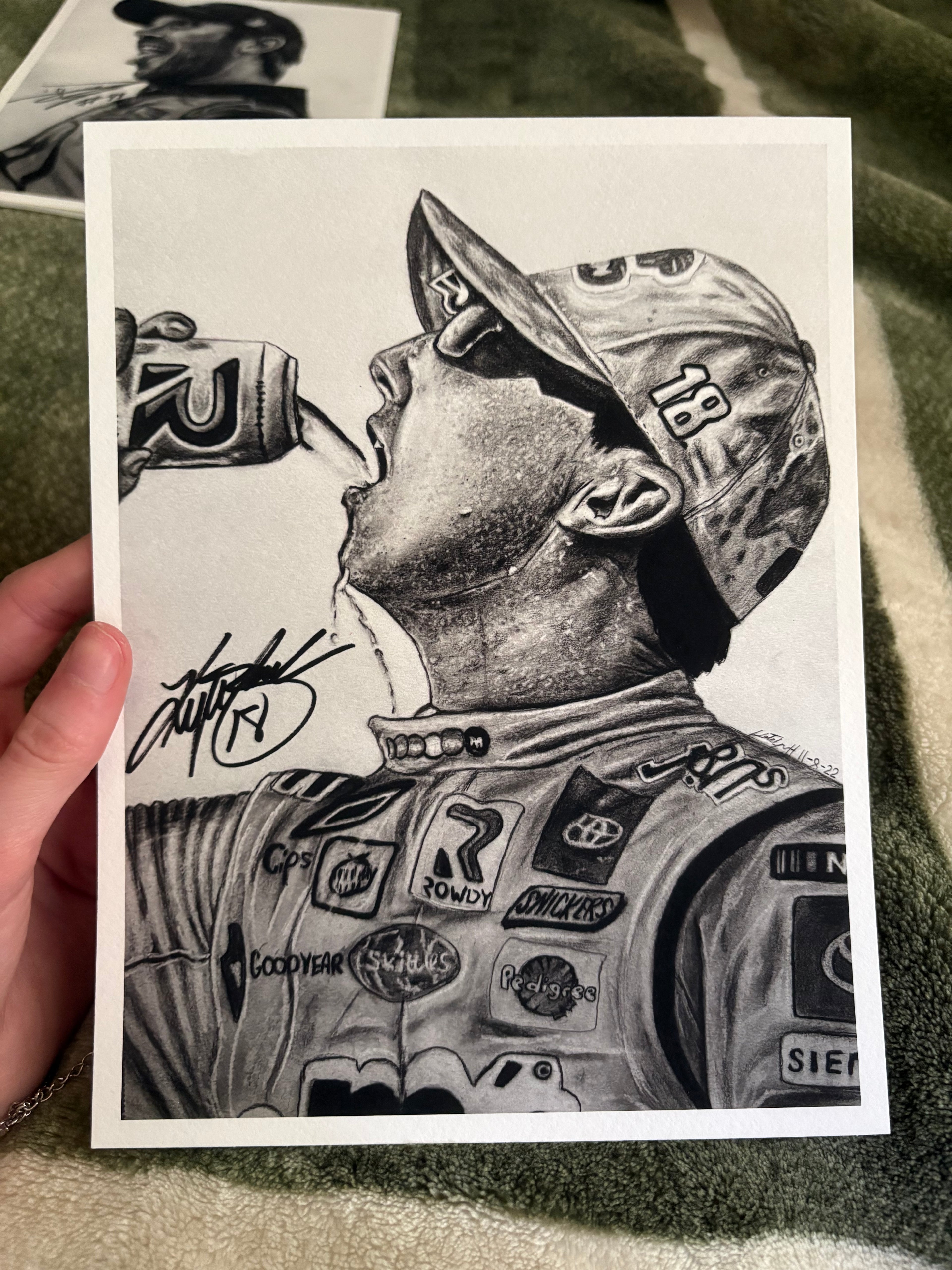 Kyle Busch | Original Drawing Print