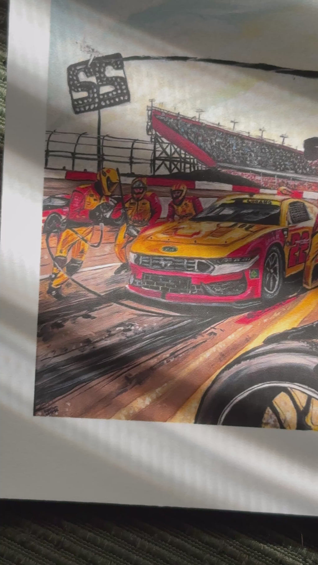 Joey Logano – Mini Print