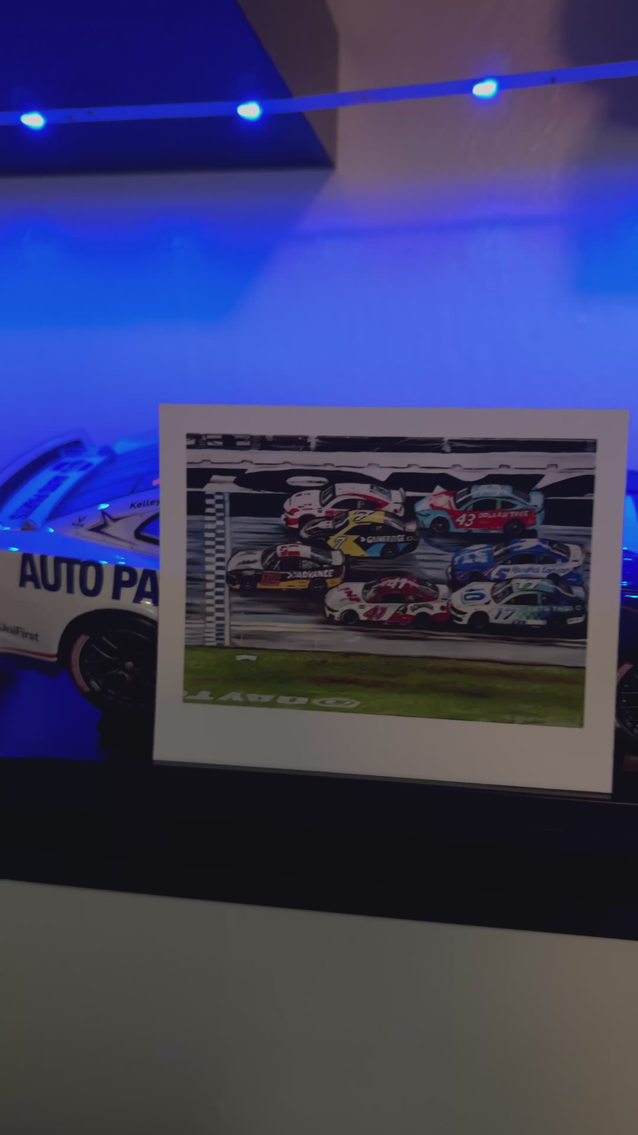 Daytona Nights – Ryan Blaney Victory Mini Print
